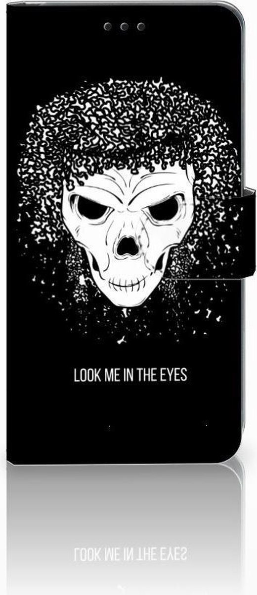 Telefoonhoesje met Naam Samsung Galaxy S10 Skull Hair