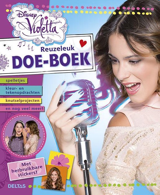 Afbeelding van het spel Disney Violetta reuzeleuk doe-boek Violetta