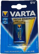 Varta 9V High Energy Batterij - 1 stuk