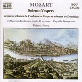 Mozart: Solemn Vespers / Peire, Collegium Instrumentale Brugense et al