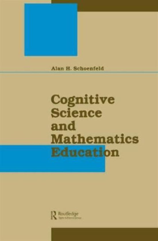 Cognitive Science and Mathematics Education 9780805800579 B