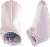 Soft Pink Babyslofjes van echt bio-leer XL