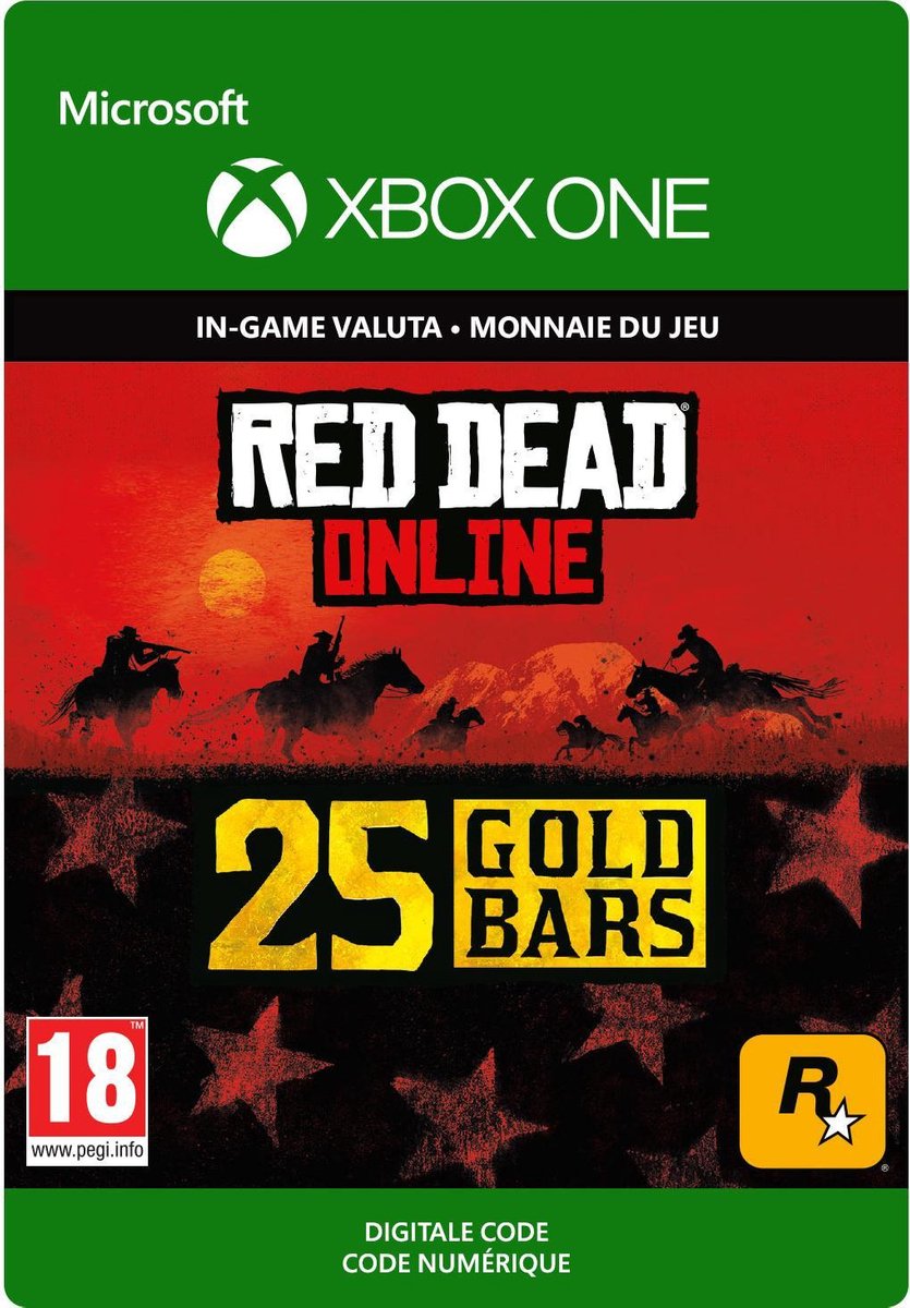 Red Dead Redemption 2: 25 Gold Bars - Xbox One Download