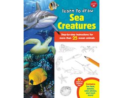 Omslag van Learn to Draw - Learn to Draw Sea Creatures