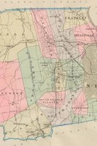 A Vintage 1912 Map of Essex County and Newark, New Jersey