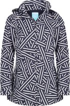 Happy Rainy Days Jacket Maddy Midnight-Off White Regenjas Dames Size : XL