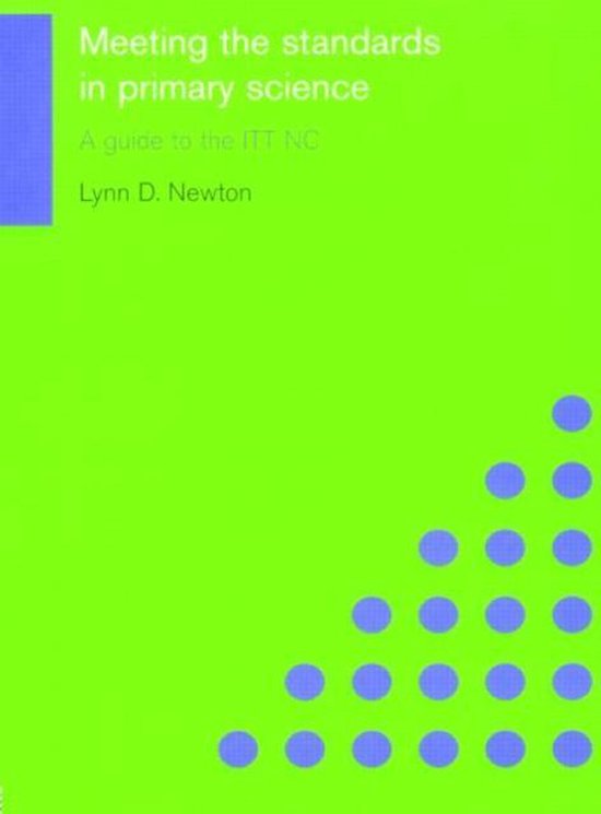 Meeting The Standards In Primary Science Itt Nc - cover