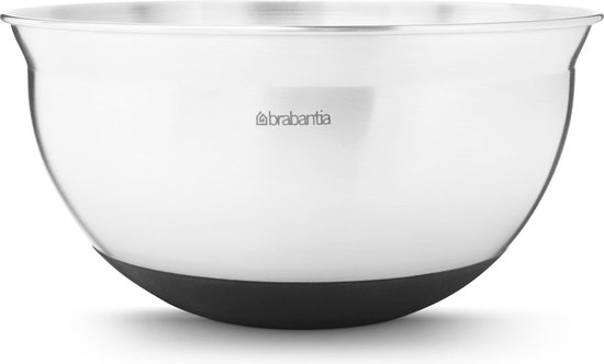 Brabantia Mengschaal/Beslagkom - 1,6 l - Matt Steel met Zwart