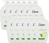 Dove Handzeep Cucumber & Green tea - 12 x 250ML - Voordeelverpakking