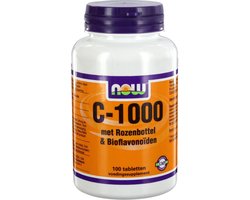 Now C-1000 met Rozenbottel en Bioflavonoïden - 100 Tabletten