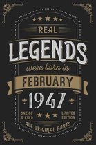 Real Legendes were born in February 1947