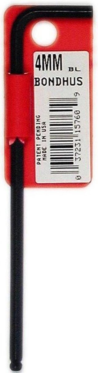 Bondhus Haakse inbussleutel lang Kogelkop ProGuard 4,5 mm