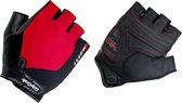 GripGrab - ProGel Padded Korte Vinger Zomer Fietshandschoenen - Rood - Unisex - Maat XL