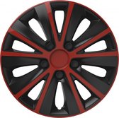 Versaco Wieldoppen Rapide Red&Black 15 inch - Set van 4