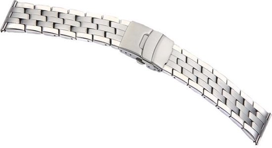 bol.com | Horlogeband Metaal Oxford Staal -