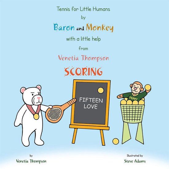 Tennis for Little Humans by Baron and Monkey with a Little H ... - cover