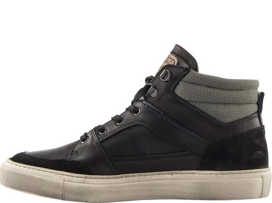 Australian Footwear Heren Sneakers Swansea Zwart Leer - Zwart - maat 42 |  bol.com