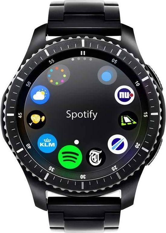Mos mentaal Aanval Samsung Gear S3 Frontier - Smartwatch - 46 mm - Zwart | bol.com