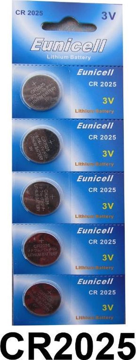 CR2025 Lithium Knoopcel Batterij - 5 stuks
