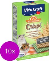 Vitakraft Knaagwafels Hamster - Knaagdiersnack - 10 x 10 g