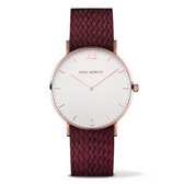 Paul Hewitt Sailor Line PH-SA-R-ST-W-19M - Horloge - Nylon - Rood - Ø39mm