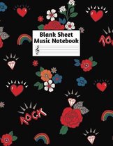 Blank Sheet Music Notebook