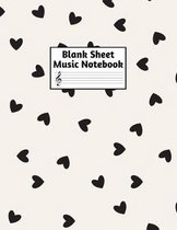 Blank Sheet Music Notebook