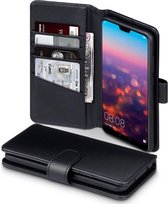 Huawei P20 Pro hoesje - CaseBoutique - Zwart - Leer