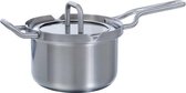 BK Q-Linair Master Glass Steelpan - Ø 16 cm - Veilig afgietsysteem