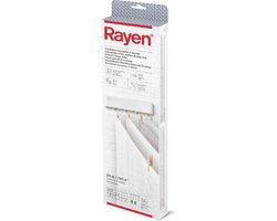 Rayen uitrekbare droogrek voor kleding met 4 lijnen