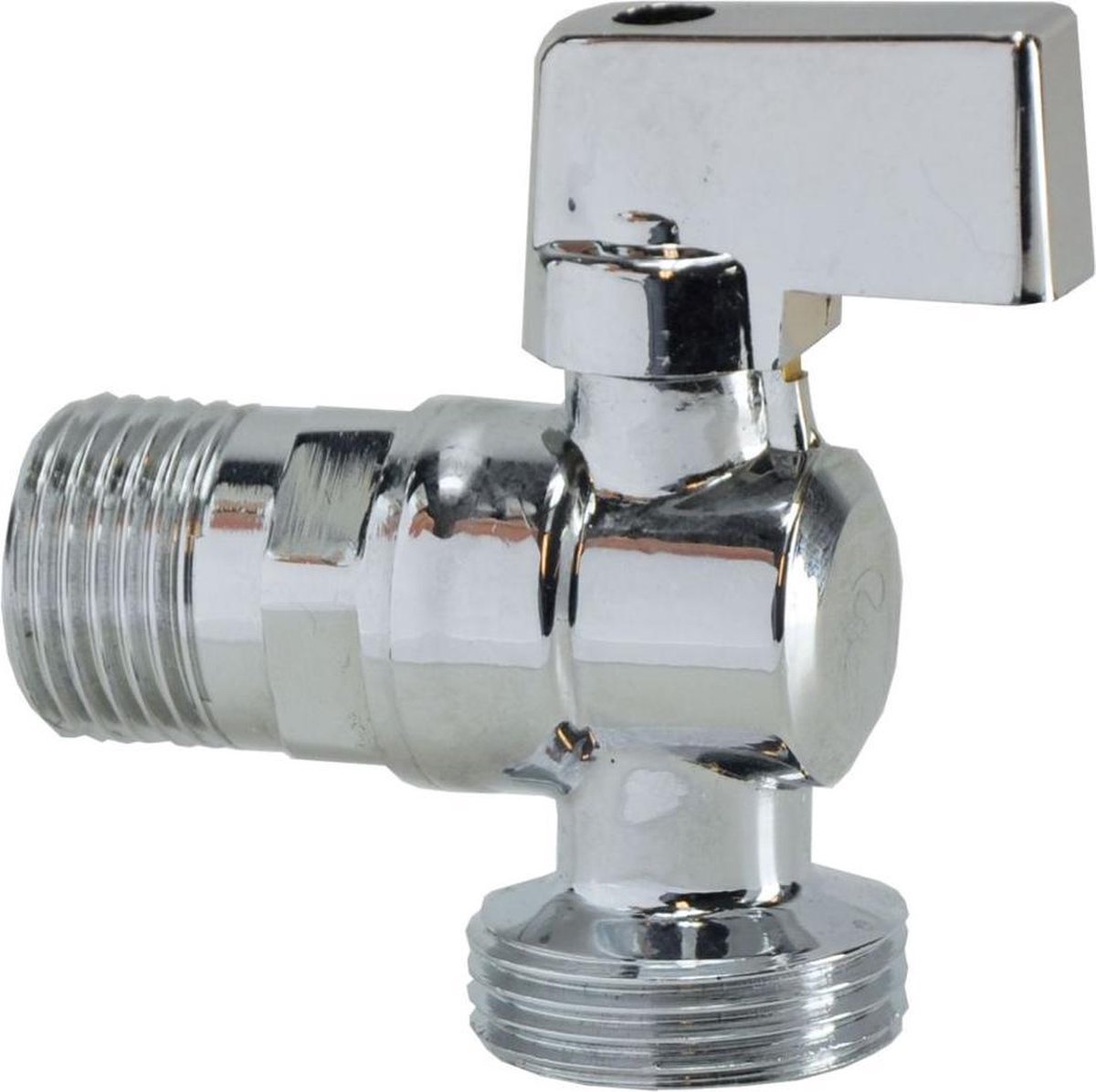 Wiesbaden Hoekstopkraan 1090 1/2" x 3/4" - Chroom