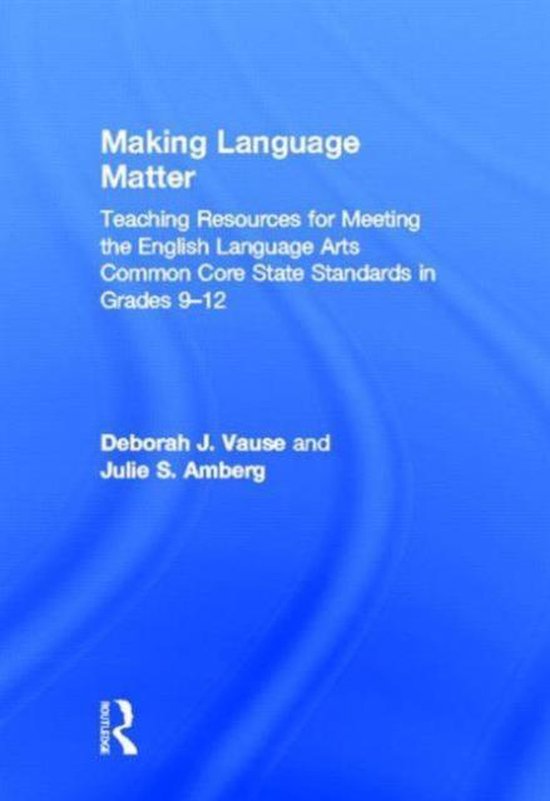 Making Language Matter - cover