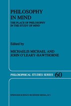Philosophical Studies Series 60 - Philosophy in Mind