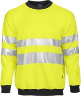Projob 6101 sweatshirt Geel/Zwart maat XXL
