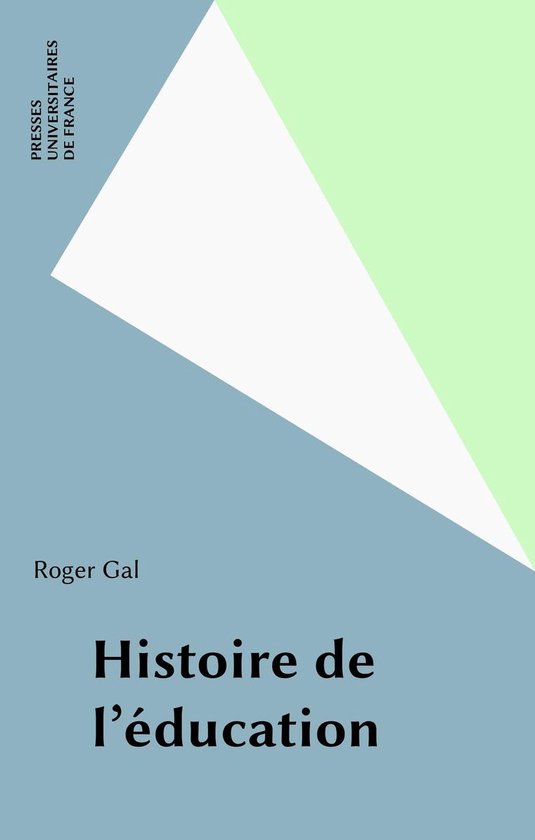 Histoire de l'éducation - cover