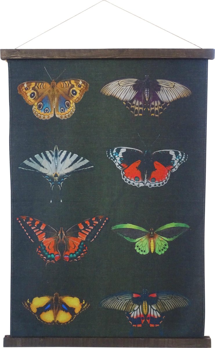 Prachtig wandkleed - zware kwaliteit linnen - 80 x 120cm