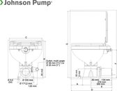 Cuvette de toilette en porcelaine en vrac Johnson Pump AquaT type Comfort