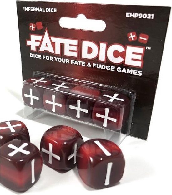 Fate Core Dice Infernal bol
