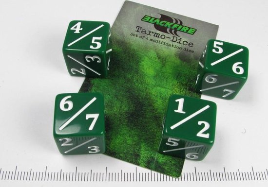 Afbeelding van het spel Tarmogoyf dice set van 4, groen