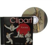 Cd-rom met Karate cliparts