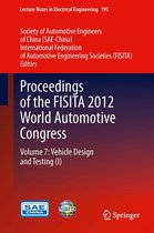 Omslag Proceedings of the FISITA 2012 World Automotive Congress