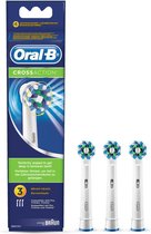 Bol.com Oral-B Cross Action - CleanMaximiser Technologie - Opzetborstels - 3 Stuks aanbieding
