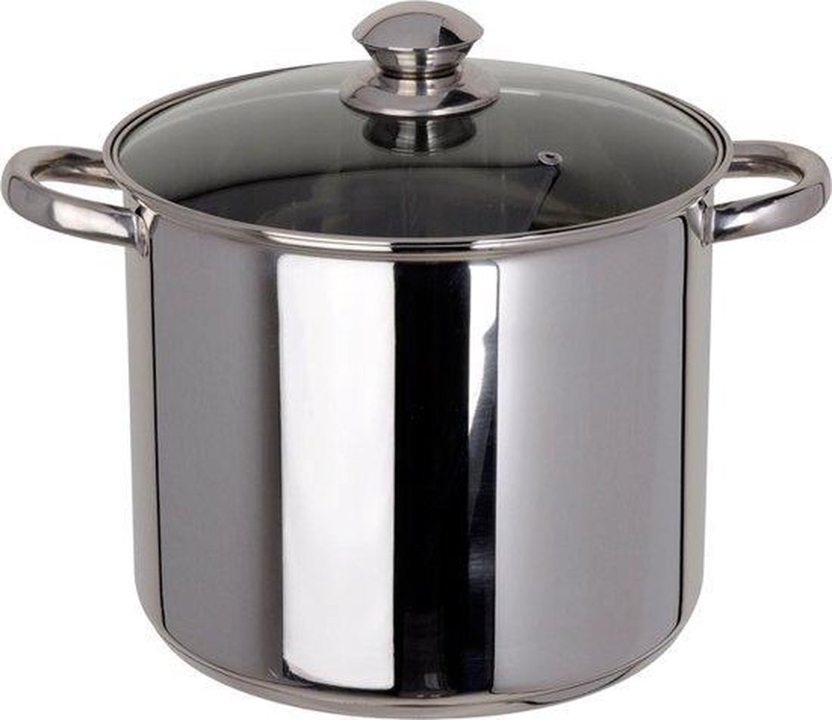 Bol.com Excellent Houseware 9L - Glazen deksel - Ø 24 cm - Vaatwasserbestendig - RVS aanbieding