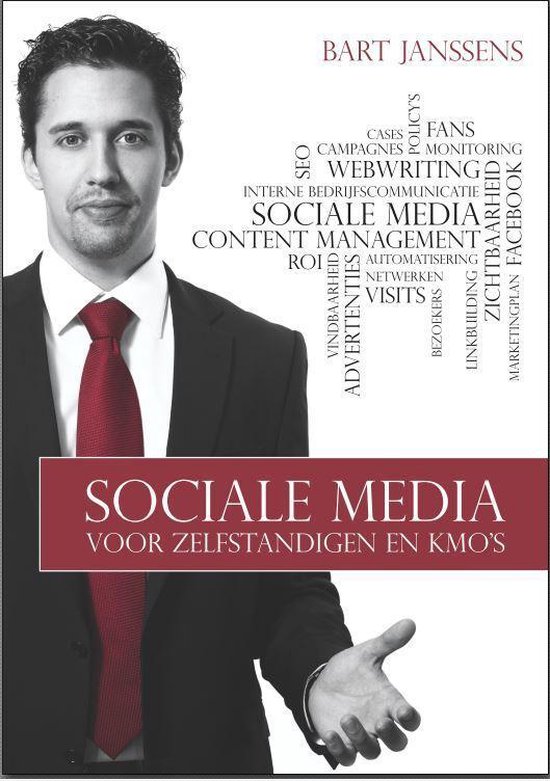 Cover van het boek 'Social media voor zelfstandigen en KMO's' van Bart Janssens