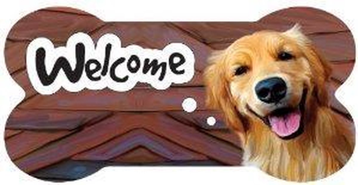 bordje - welcome - Golden Retreiver