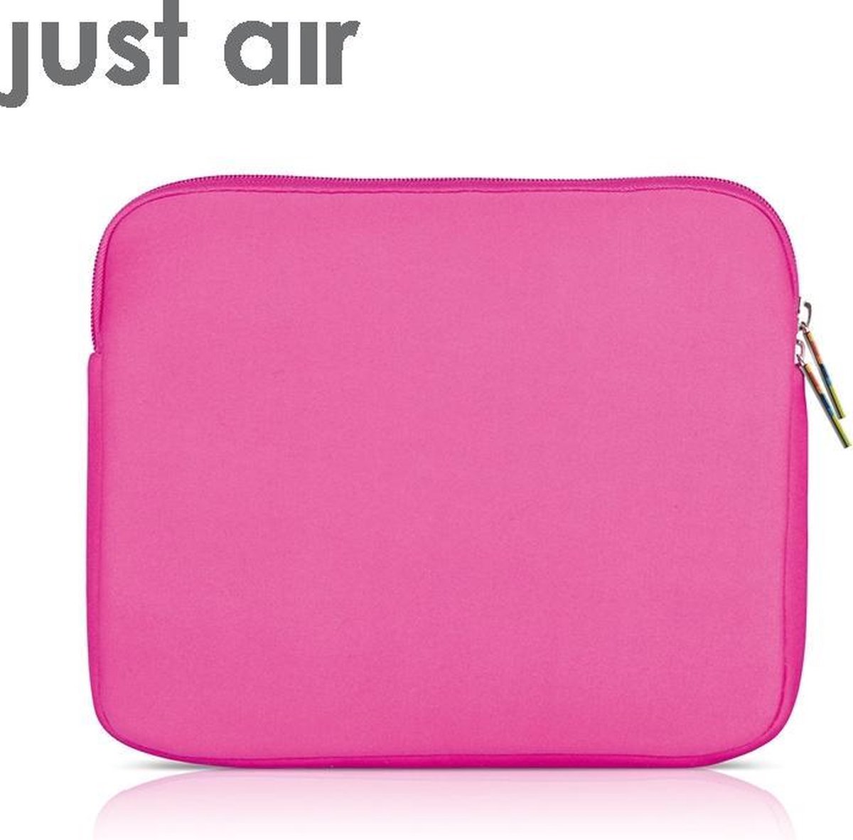 Just Air iPad Case Neoprene Pink - Roze hoes voor IPad