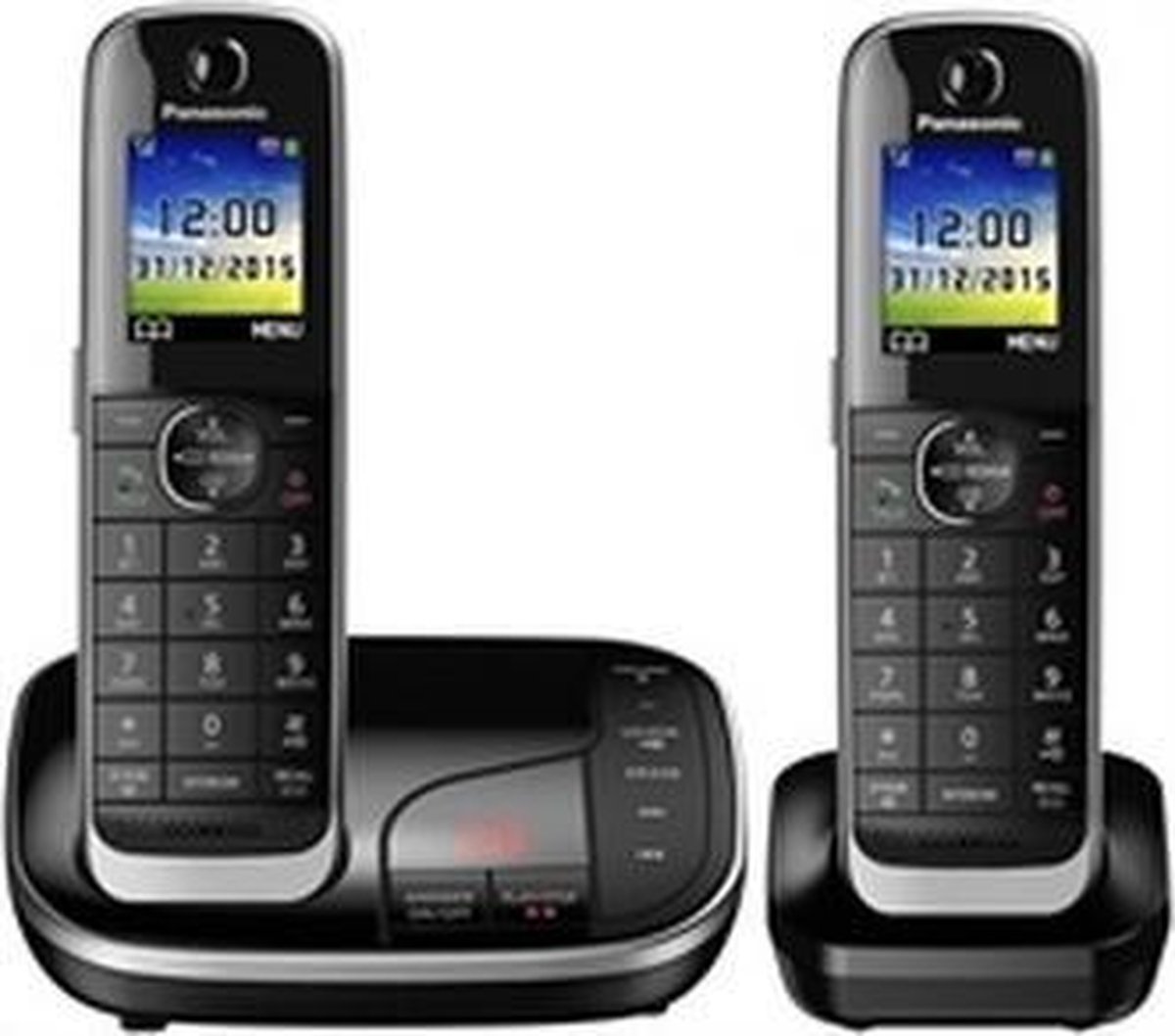 Panasonic KX-TGJ322GB - Duo DECT telefoon - Antwoordapparaat - Zwart