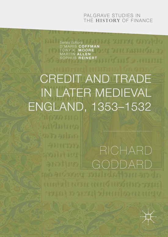 Economics and Finance (R0) - Credit and Trade in Later Medie ... - cover
