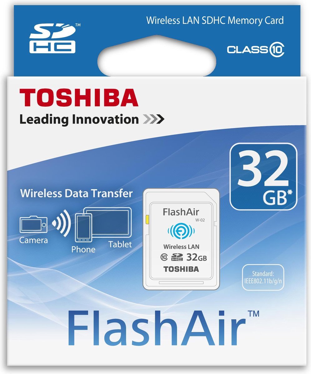 Interactie barricade waarschijnlijk MEM SD Card FlashAir 32GB WIFI Card | bol.com