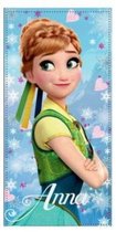 Disney Frozen Strandlaken Anna Hearts - 70x140 - Blue